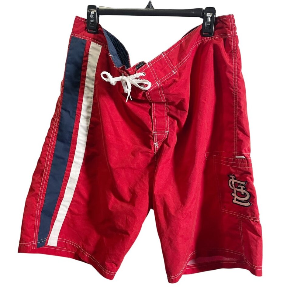 Genuine MLB St.‎ Louis Cardinals Red Board Shorts XXL Mesh Lined Athletic